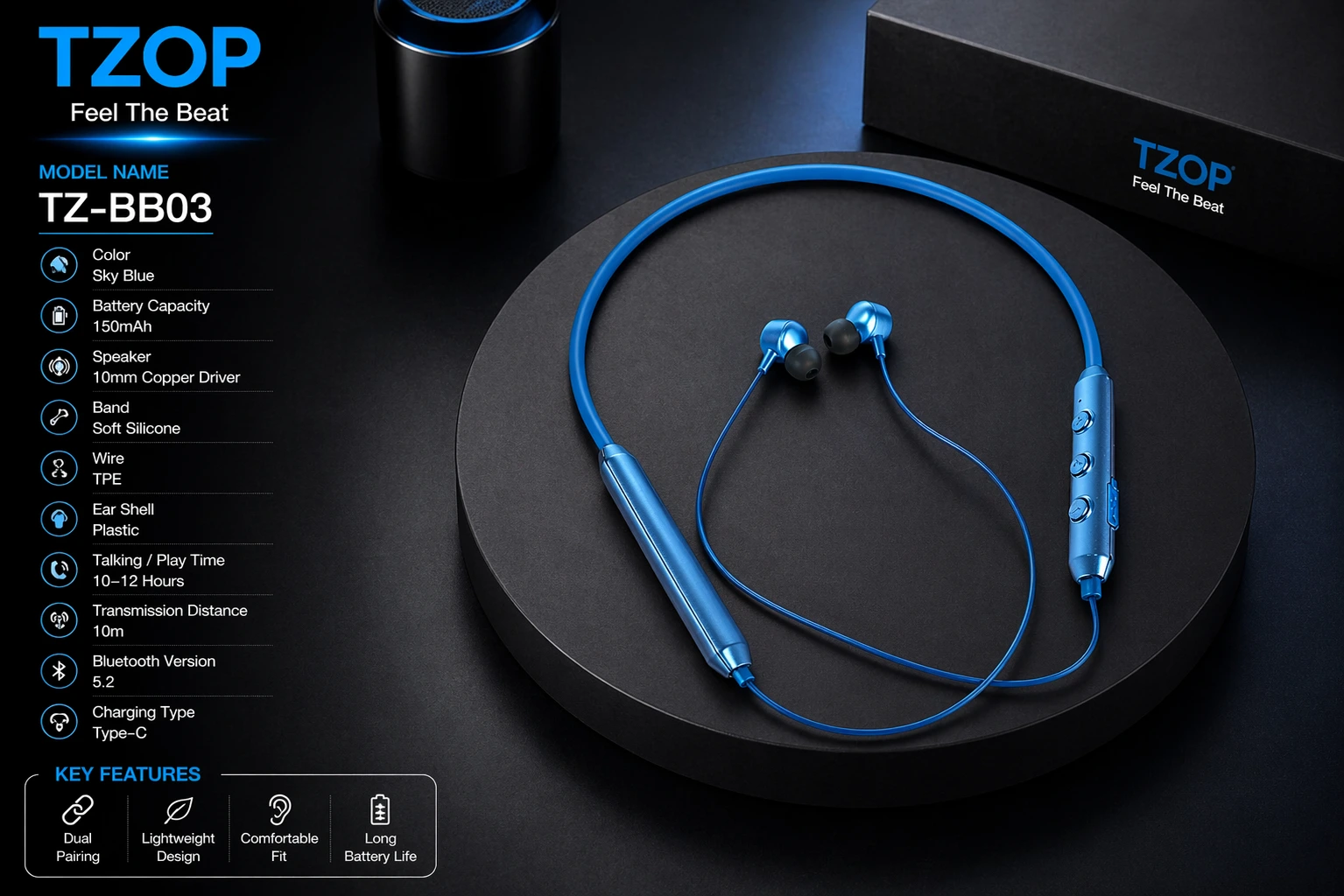 Premium Audio Neckbands TZOP Electricals