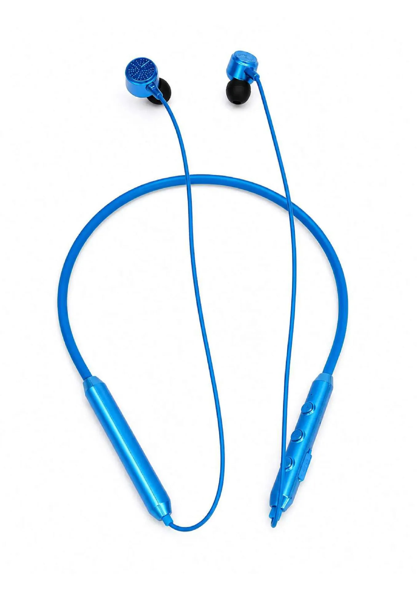 TZOP | TZ-BB03 Wireless Bluetooth Neckband With Deep Bass| Long Battery Life| Sky-Blue