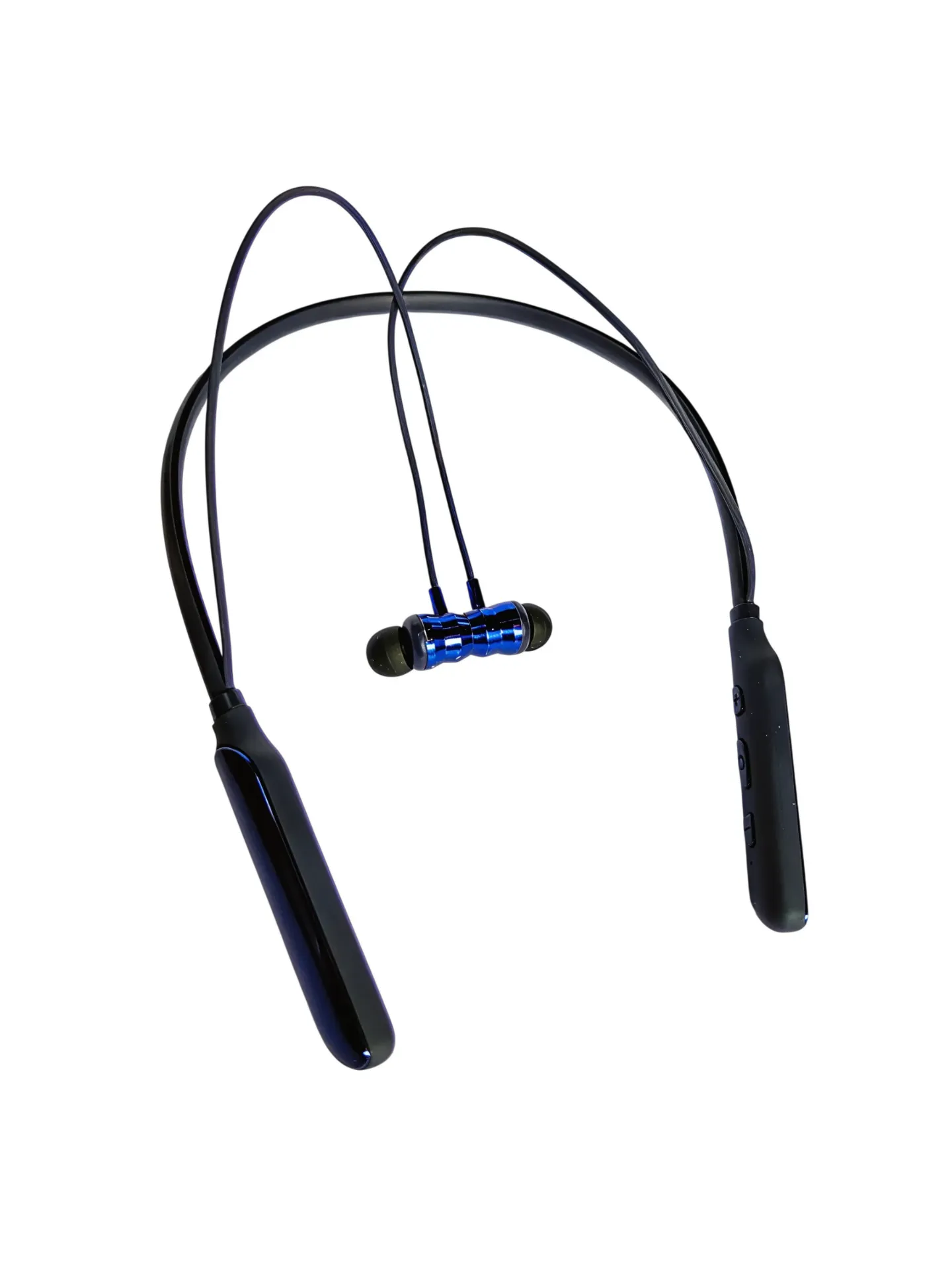 TZOP | TZ-BB05 Wireless Neckband With Deep Bass| Long Battery Life| & HD Mic & Music | Matt Blue-Black